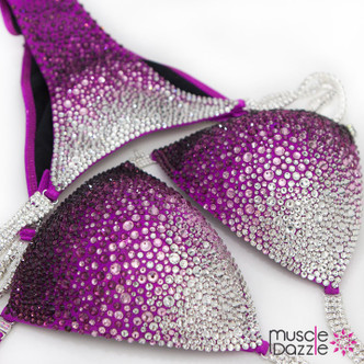 Purple Ombre Competition Bikini