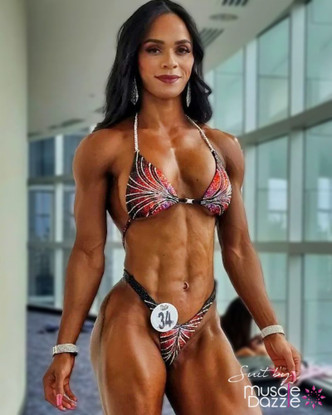 Figure Competition Suit | Vibrant Vivid Colors
