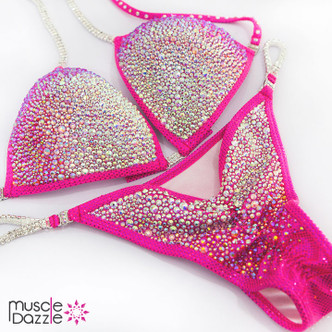 Pink Ombre Competition Bikini