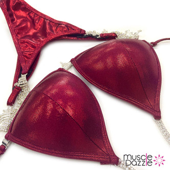 Burgundy Competition Bikini