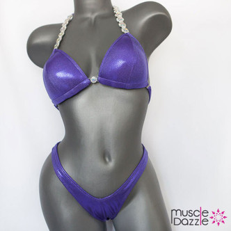 Lavender Undecorated Competition Bikini