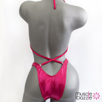 Raspberry Undecorated Competition Bikini