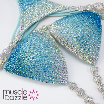 Light Blue Competition Bikini