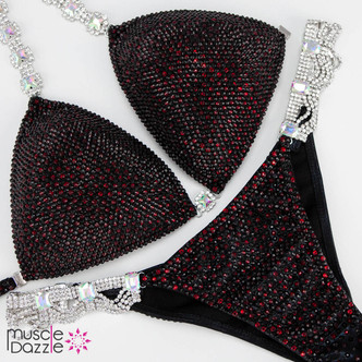 Black and Red Competition Bikini
