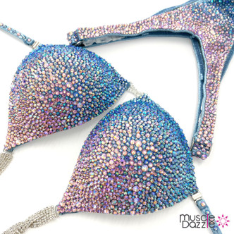 Blue/Pink Figure Suit