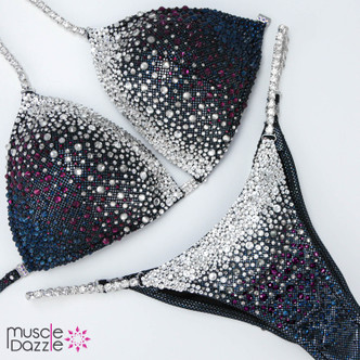 Light and Dark Crystal Competition Bikini