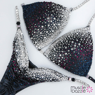 Light and Dark Crystal Competition Bikini