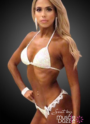 White Competition Bikini