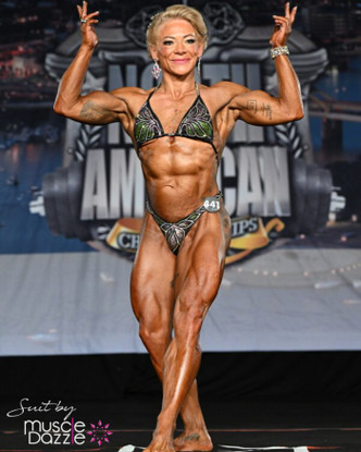 Black Green Pink Figure Competition Suit