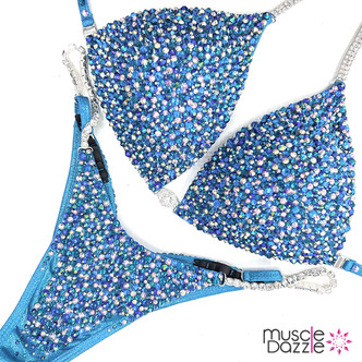 Aqua Blue Competition Bikini
