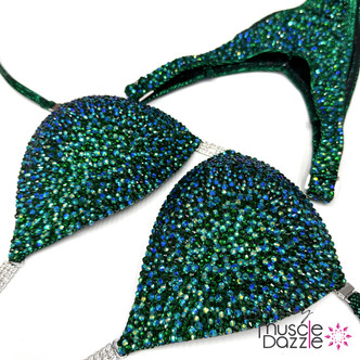 Emerald Figure Competition Suit (FS686)