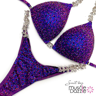 Deep Violet Competition Bikini