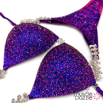 Purple Bikini Competition Suits | 130+ Designs