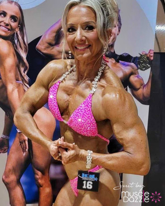 Hot Pink Figure Competition Suit