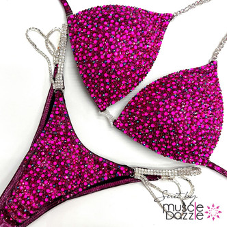 Deep Magenta Competition Bikini