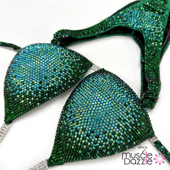 Turquoise Figure Competition Suit