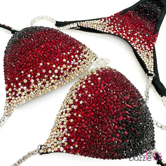 Deep Red Competition Bikini