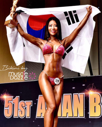 Raspberry Undecorated Competition Bikini