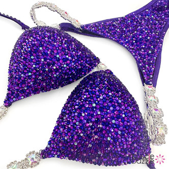 Purple Bikini Competition Suits | 130+ Designs