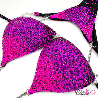 Purple Bikini Competition Suits | 130+ Designs