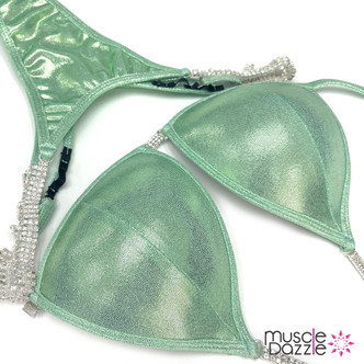 Mint Undecorated Wellness Competition Suit