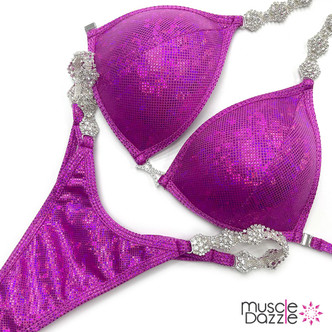 Pink Undecorated Wellness Competition Suit