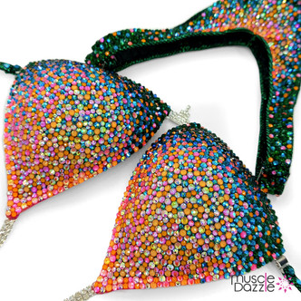 Peacock Glow Figure Suit