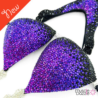 Unmatched Style: Midnight Purple Figure Suit