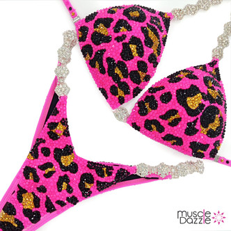 Pink Leopard Wellness Suit