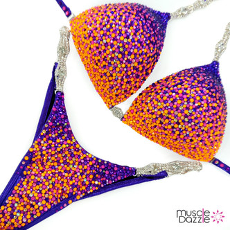 Orange Competition Bikinis