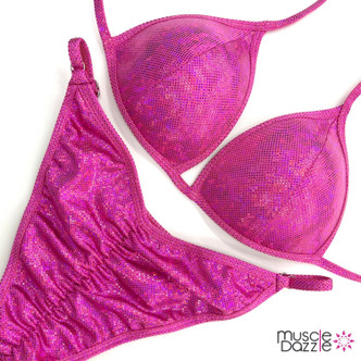 Pink NPC Fit Model Competition Suit