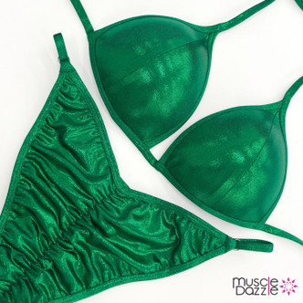 Green NPC Fit Model Competition Suit (FM044)