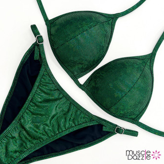 Dark Green NPC Fit Model Competition Suit (FM025)