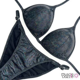 Charcoal NPC Fit Model Competition Suit