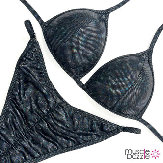 Charcoal NPC Fit Model Competition Suit