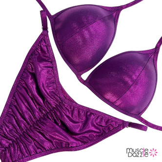 Purple NPC Fit Model Competition Suit (FM008)