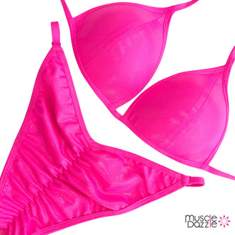 Hot Pink NPC Fit Model Competition Suit | Custom Made