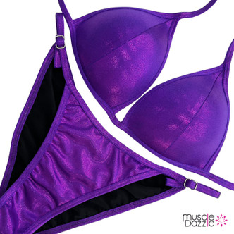 Purple NPC Fit Model Competition Suit