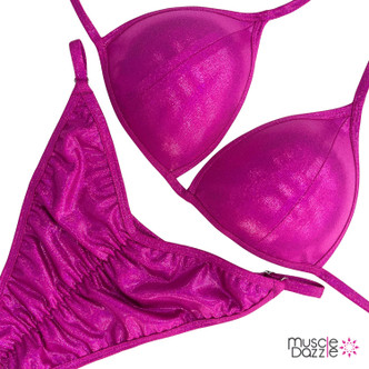 NPC Fit Model Competition Bikini in Magenta