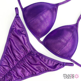 Purple NPC Fit Model Competition Suit (FM032)