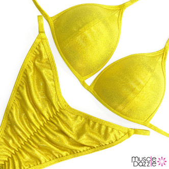 Lemon Yellow NPC Fit Model Competition Suit (FM056)