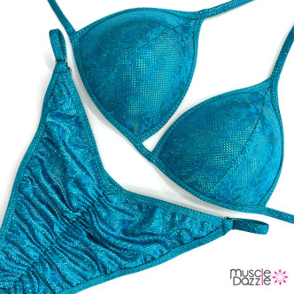 Teal NPC Fit Model Competition Suit (FM016)