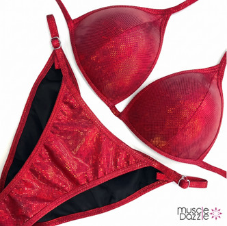 Red NPC Fit Model Competition Suit (FM040)