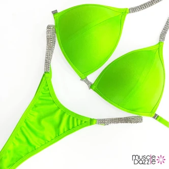 Neon Green Undecorated Wellness Competition Suit **to be deleted**