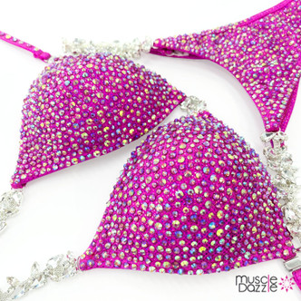Fuchsia Flash Competition Bikini