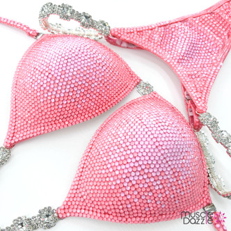 Coral Blush Competition Bikini
