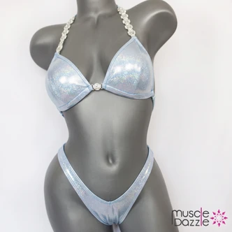 Ice Blue Undecorated Figure Suit 