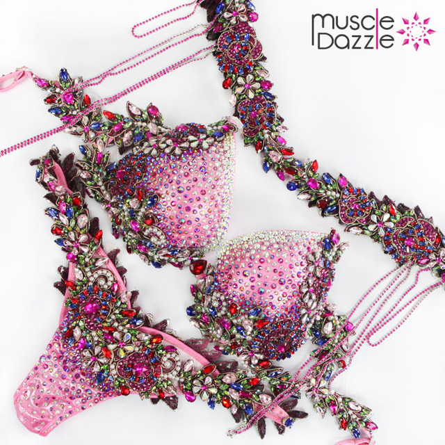 Pink WBFF Bikini Diva Suit | 'exquisite design'