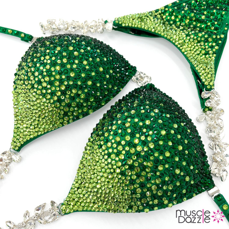 Green Competition Bikini