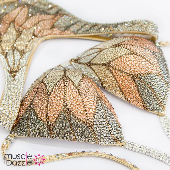 Gold Figure Competition Suit | Showstopper Design